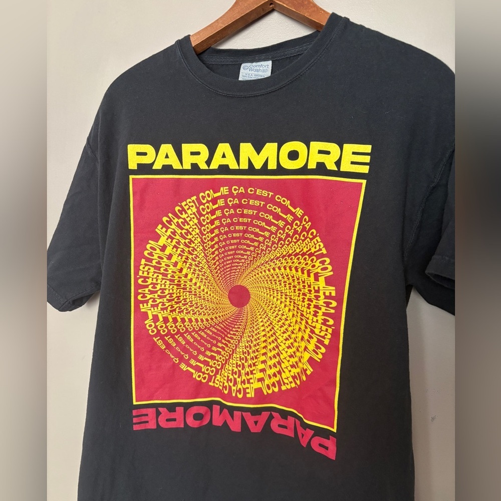 PARAMORE band t-shirt Root Circle “C'est Comme Ça" Spotify fans cotton tee sz M - Picture 3 of 12